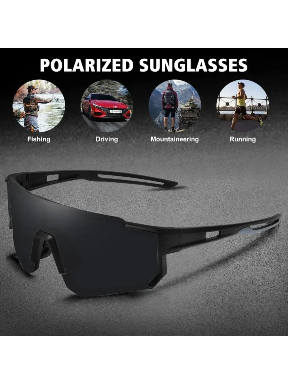 Polarized Sports Sunglasses for Men & Women | UV400 Protection, Lightweight